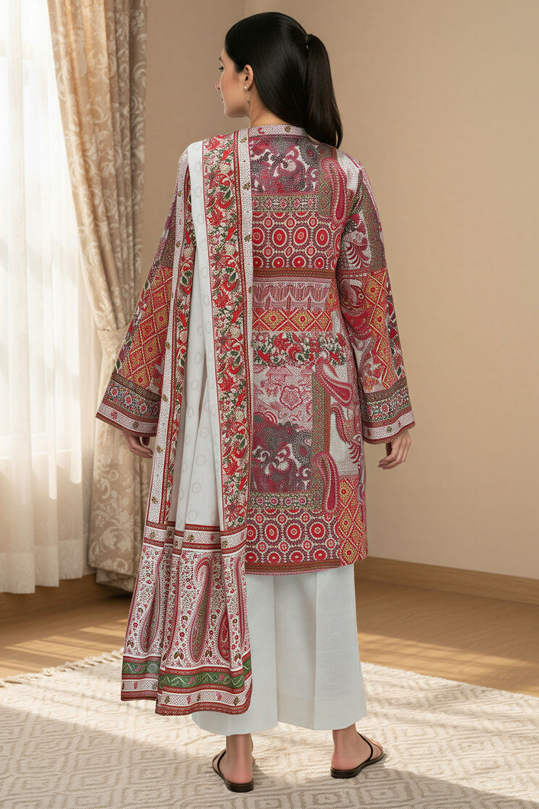 5766-SOHVI DIGITAL PRINTED KHADDAR UNSTITCHED
