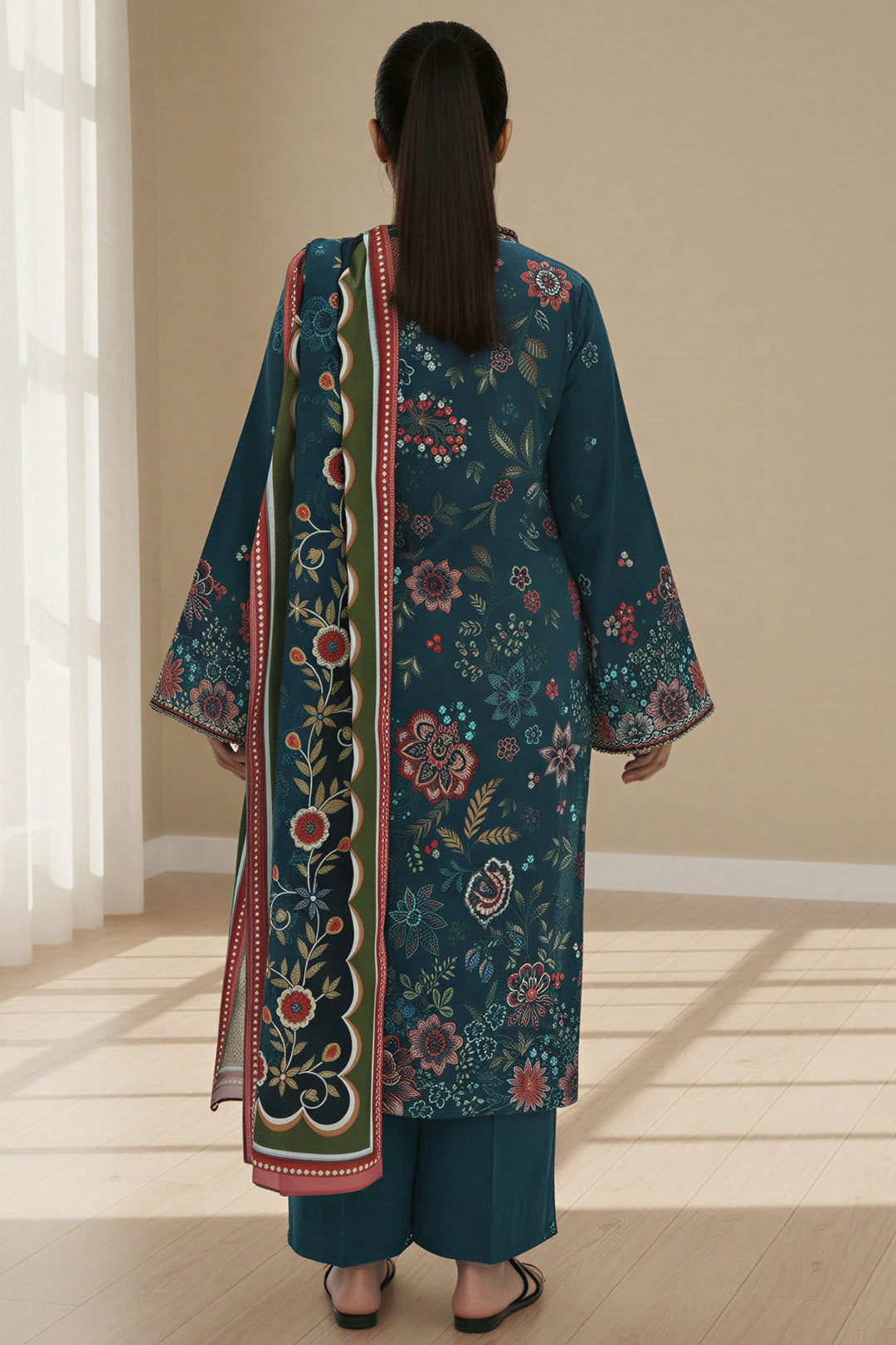 5767-ZIANA DIGITAL PRINTED KHADDAR UNSTITCHED