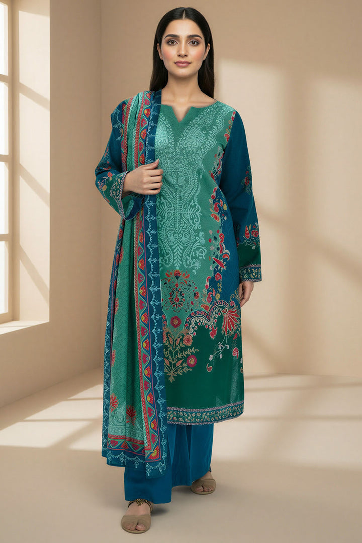 5768-EVARA DIGITAL PRINTED KHADDAR STITCHED
