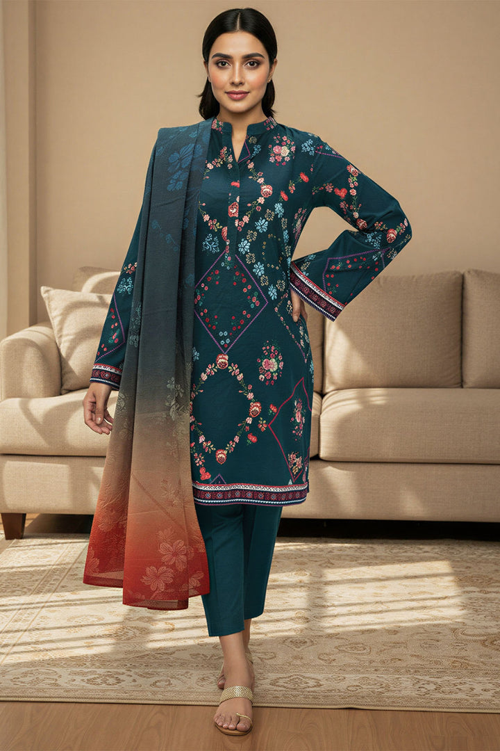 5771-MIHRA DIGITAL PRINTED KHADDAR STITCHED