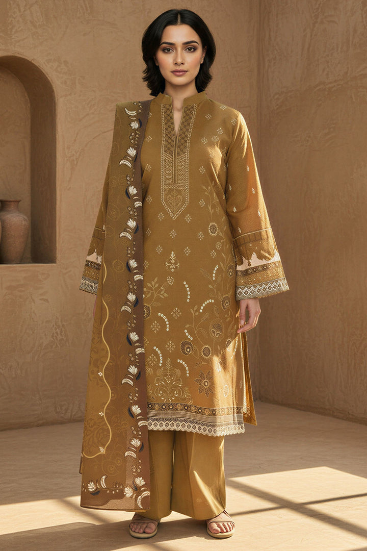 5773-ESLEM DIGITAL PRINTED KHADDAR STITCHED