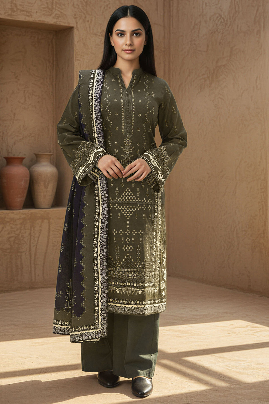 5774-ASENA DIGITAL PRINTED KHADDAR UNSTITCHED