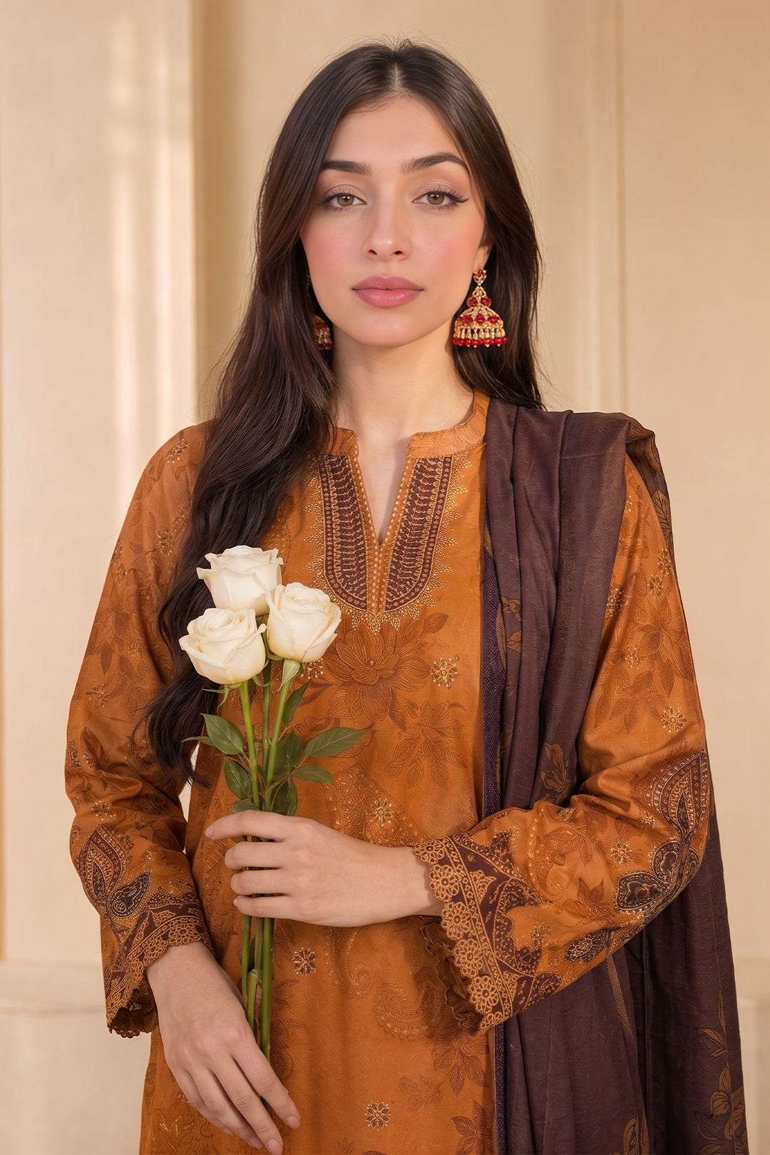 5776-ZAIRA DIGITAL PRINTED KHADDAR UNSTITCHED