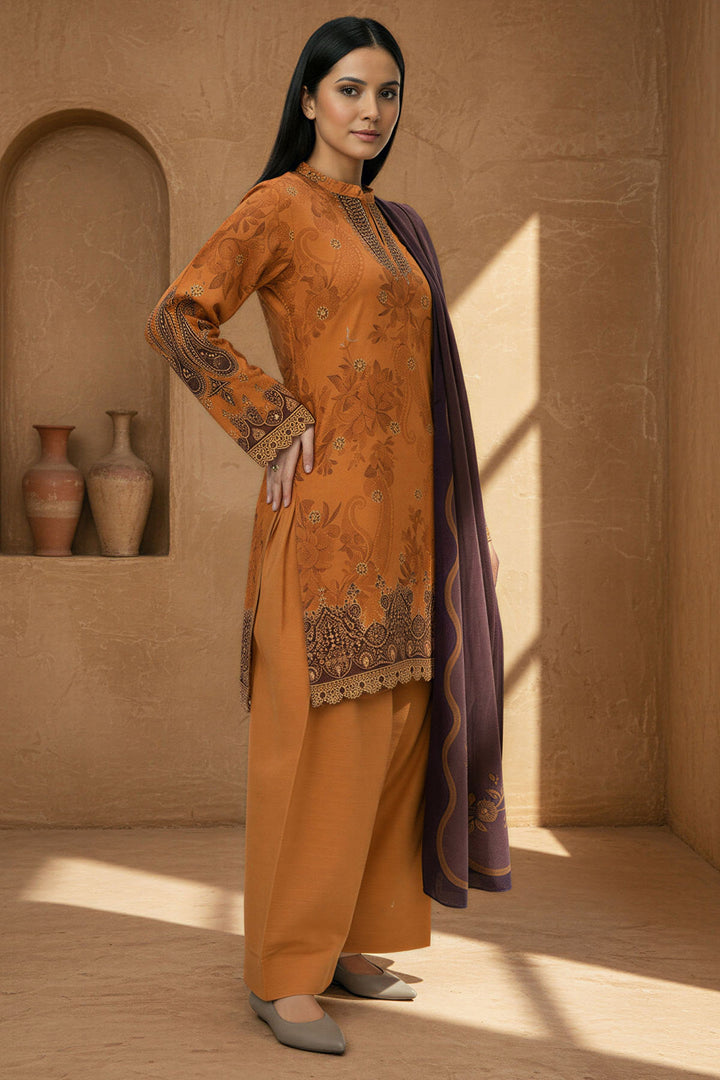 5776-ZAIRA DIGITAL PRINTED KHADDAR STITCHED