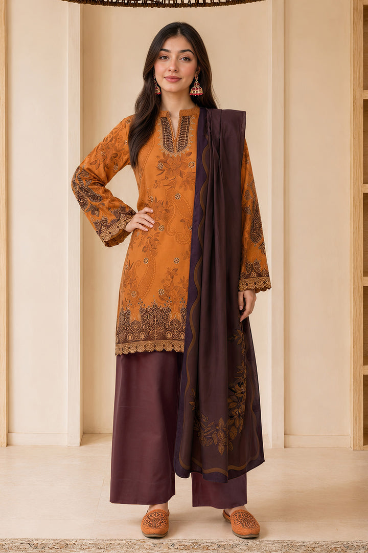 5776-ZAIRA DIGITAL PRINTED KHADDAR UNSTITCHED