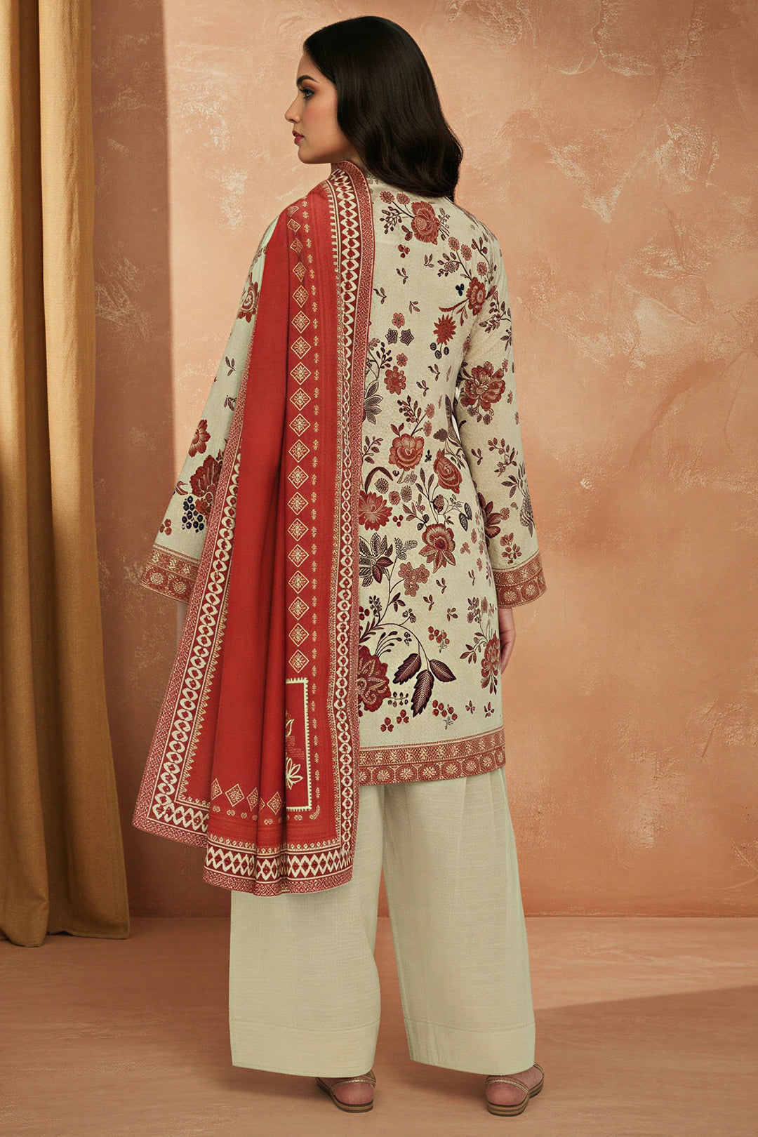 5777-IZEL DIGITAL PRINTED KHADDAR STITCHED