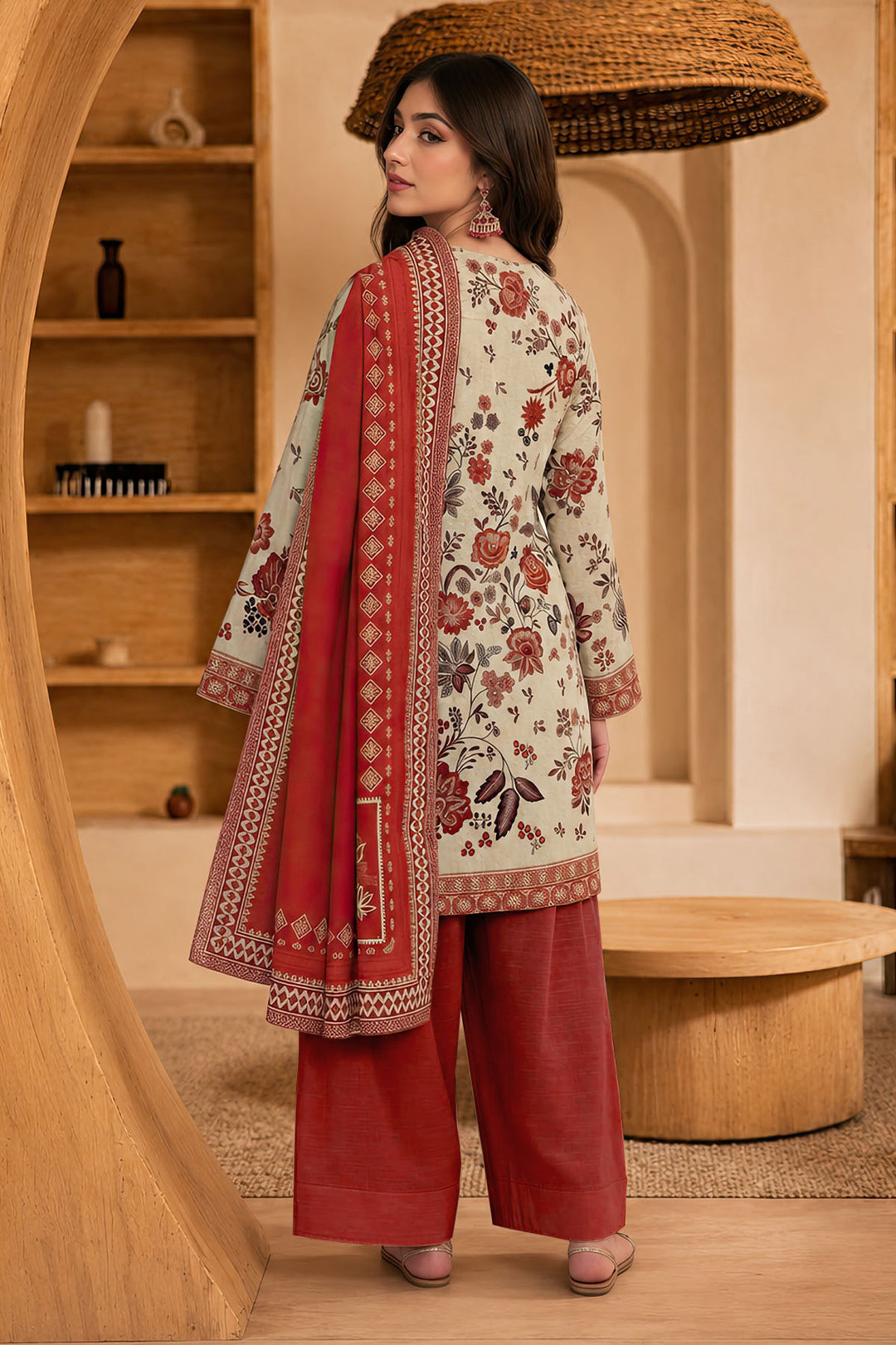 5777-IZEL DIGITAL PRINTED KHADDAR UNSTITCHED