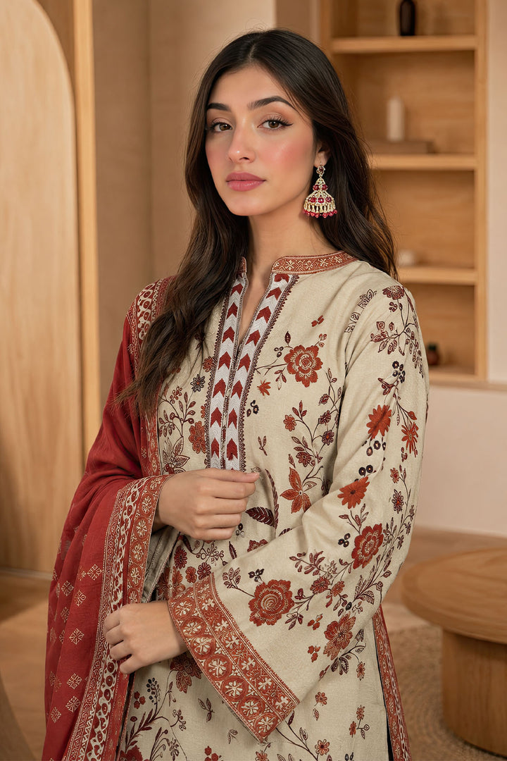 5777-IZEL DIGITAL PRINTED KHADDAR UNSTITCHED
