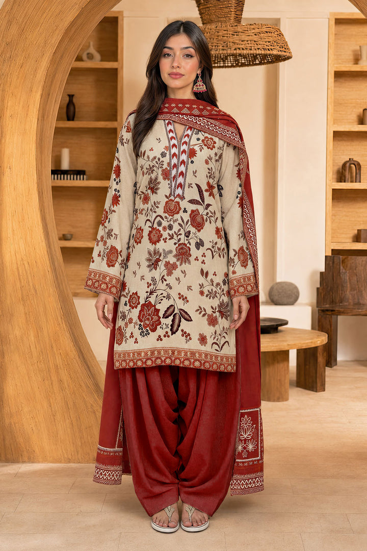 5777-IZEL DIGITAL PRINTED KHADDAR UNSTITCHED