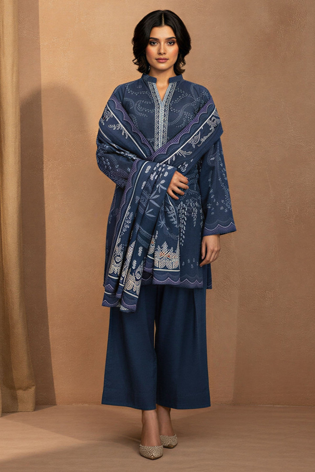 5779-RUA DIGITAL PRINTED KHADDAR UNSTITCHED