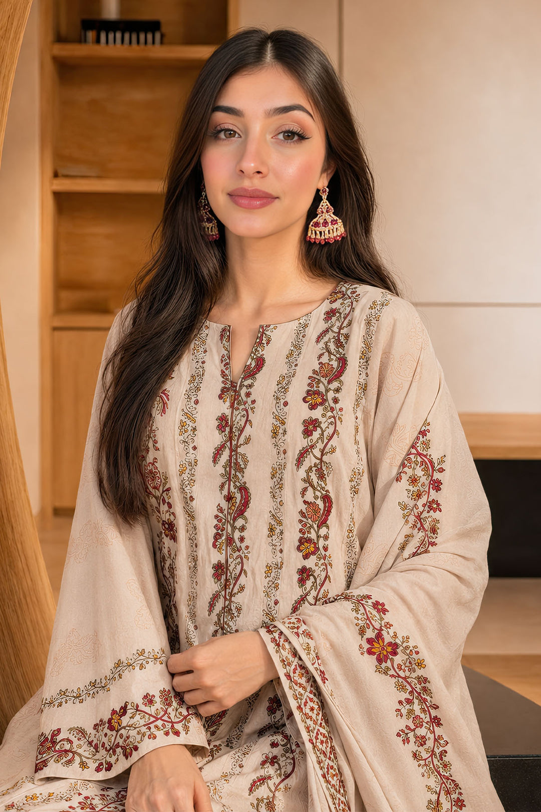 5780-ILANA DIGITAL PRINTED KHADDAR UNSTITCHED