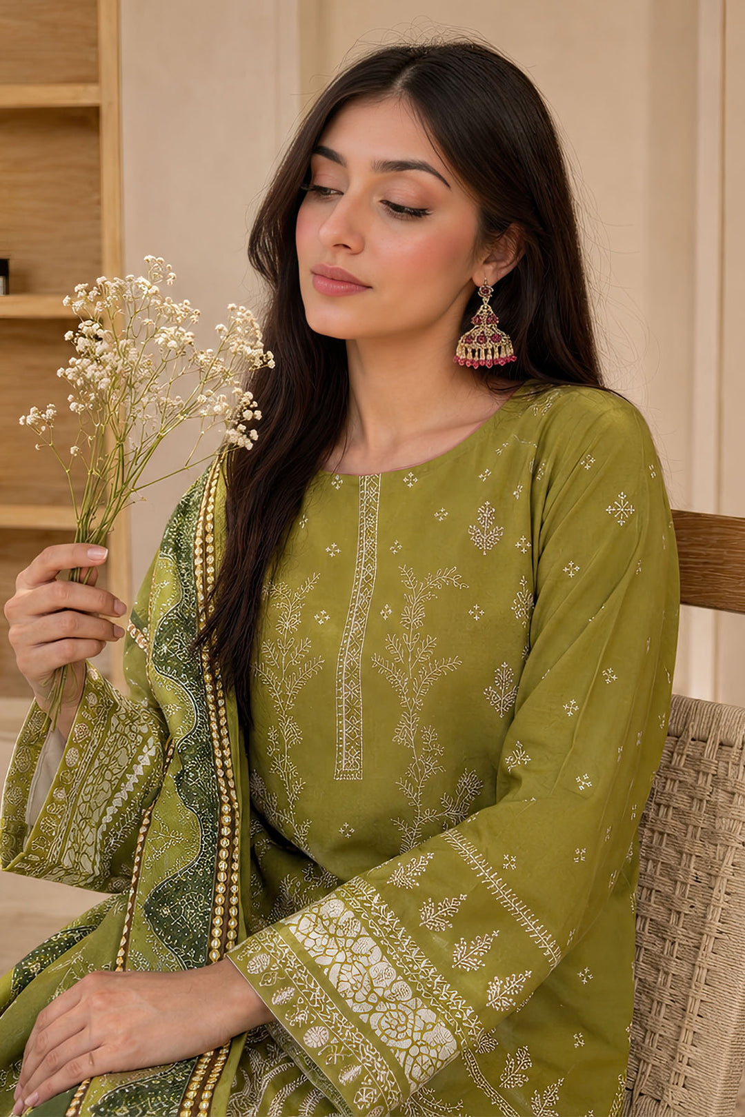 5781-MEHRA DIGITAL PRINTED KHADDAR UNSTITCHED