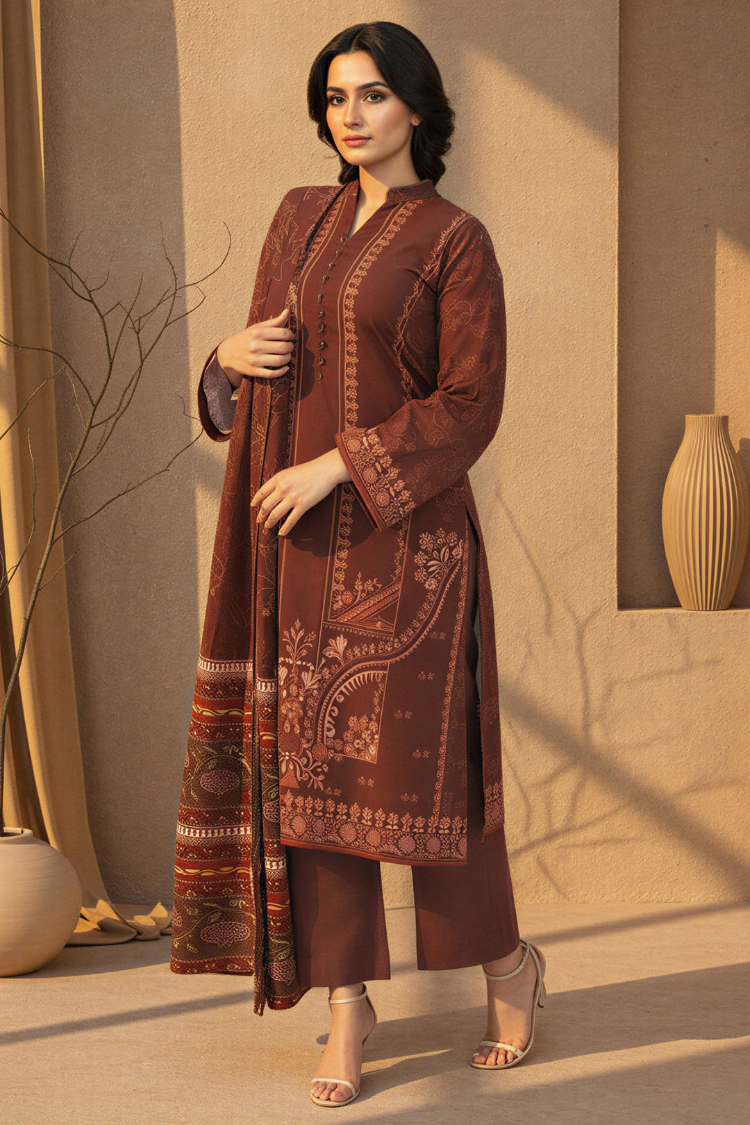 5782-TALIA DIGITAL PRINTED KHADDAR UNSTITCHED