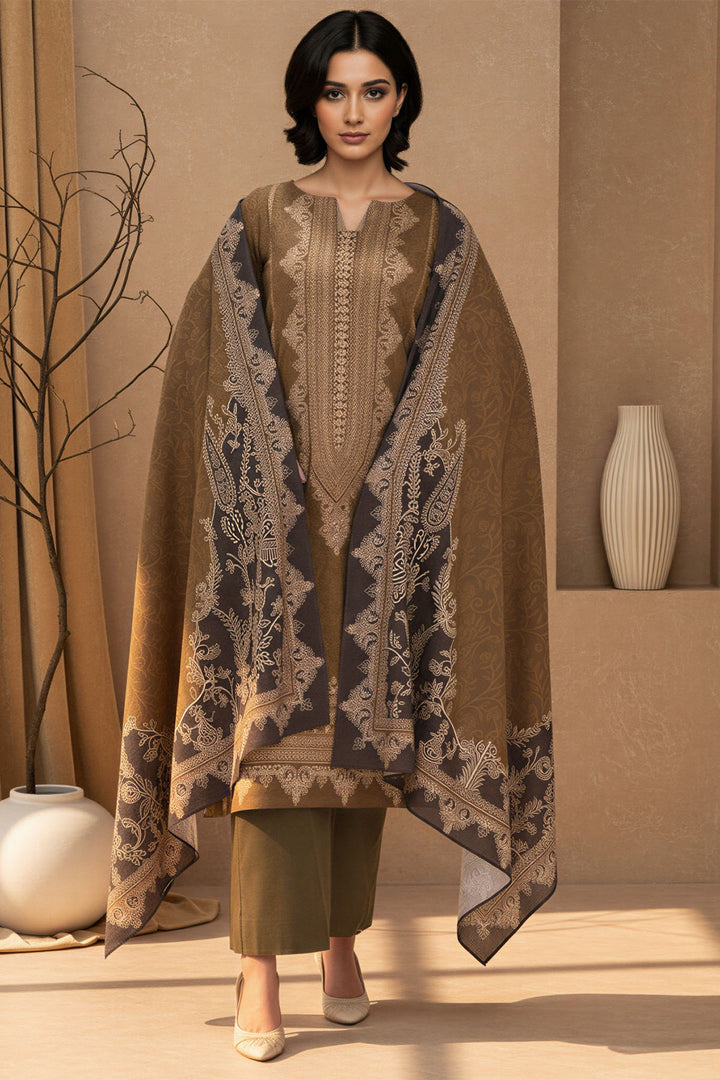 5783-HANA DIGITAL PRINTED KHADDAR STITCHED