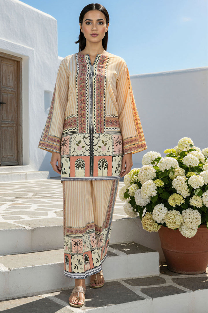 5785-ASMIRA DIGITAL PRINTED RAW SILK STITCHED