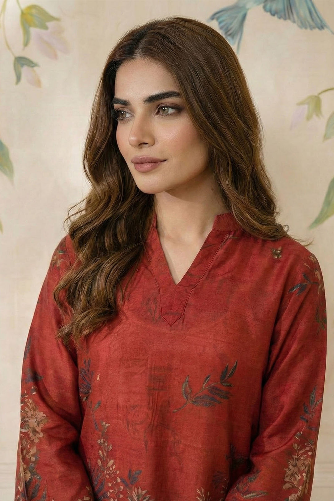 5787-AIRA DIGITAL PRINTED RAW SILK STITCHED