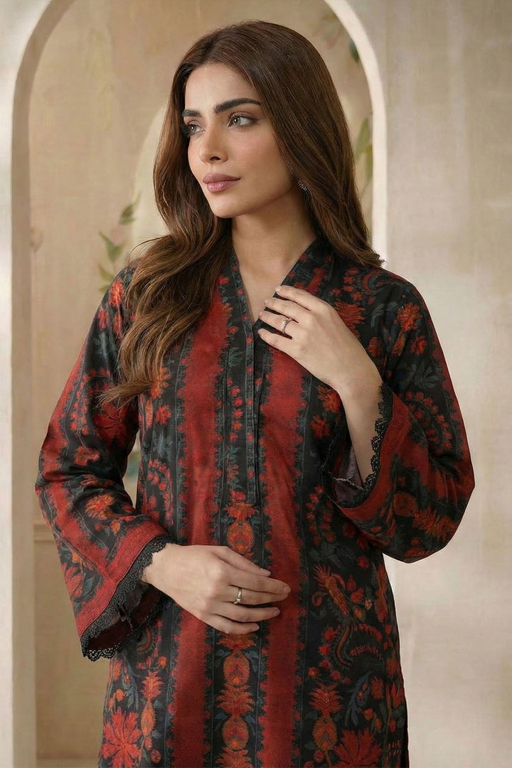 5788-MIRA DIGITAL PRINTED RAW SILK STITCHED