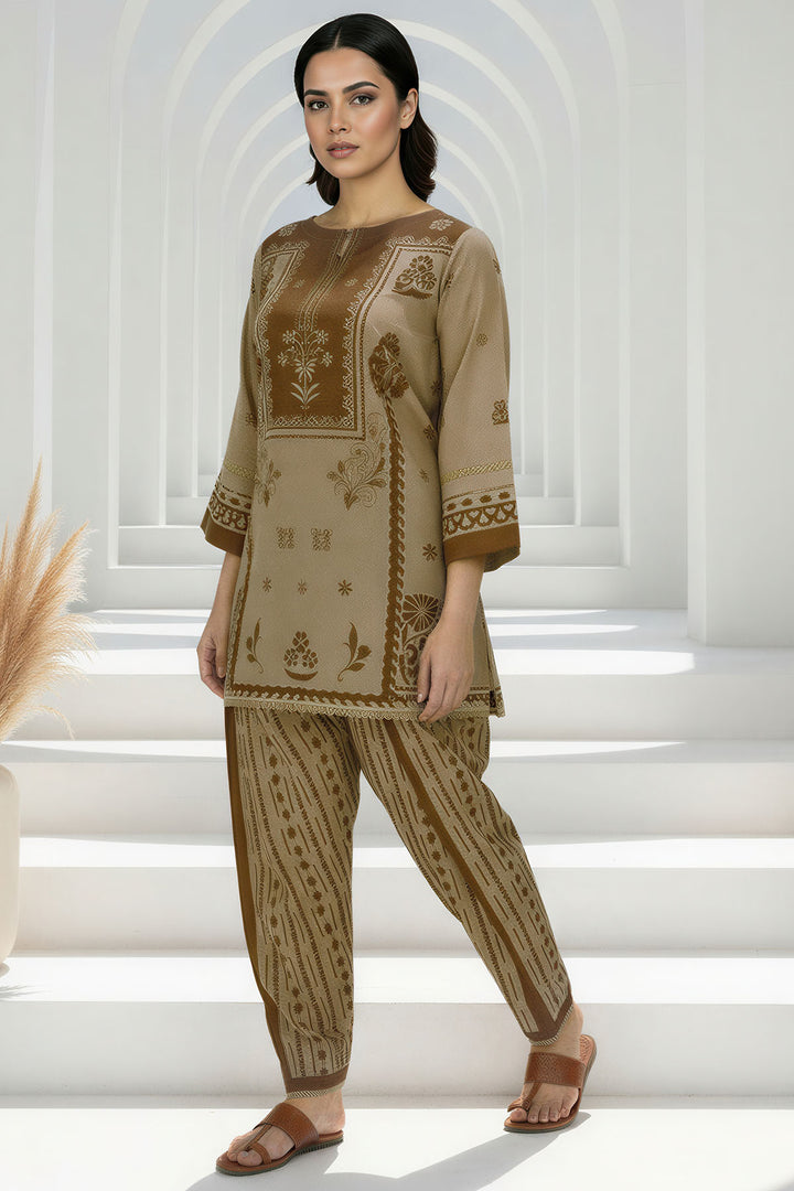 5790-ENA DIGITAL PRINTED RAW SILK STITCHED