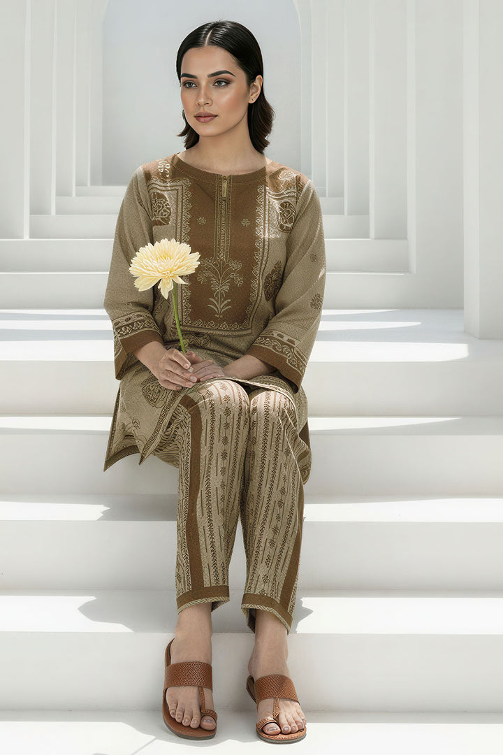 5790-ENA DIGITAL PRINTED RAW SILK STITCHED