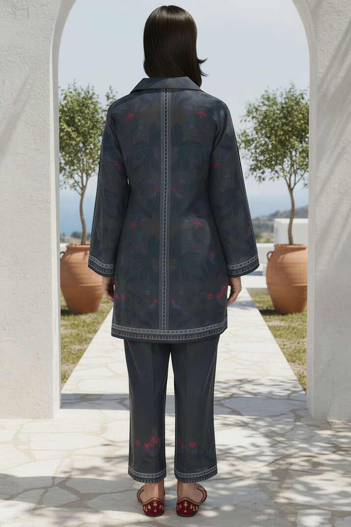 5792-EMARA DIGITAL PRINTED RAW SILK STITCHED