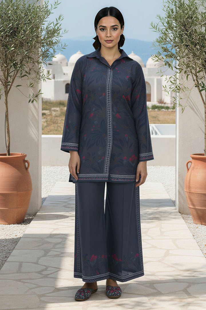 5792-EMARA DIGITAL PRINTED RAW SILK STITCHED