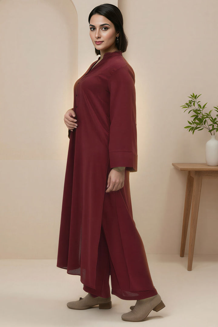 5795-NYHA DYED GEORGETTE STITCHED