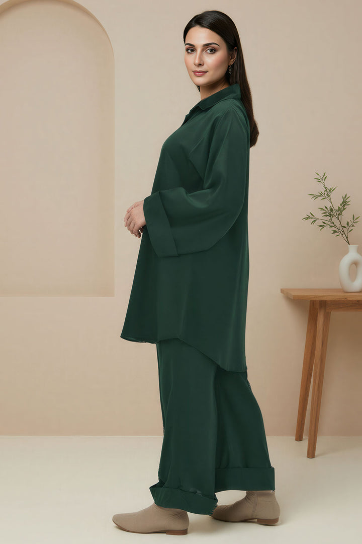 5799-YASHAL DYED GEORGETTE STITCHED