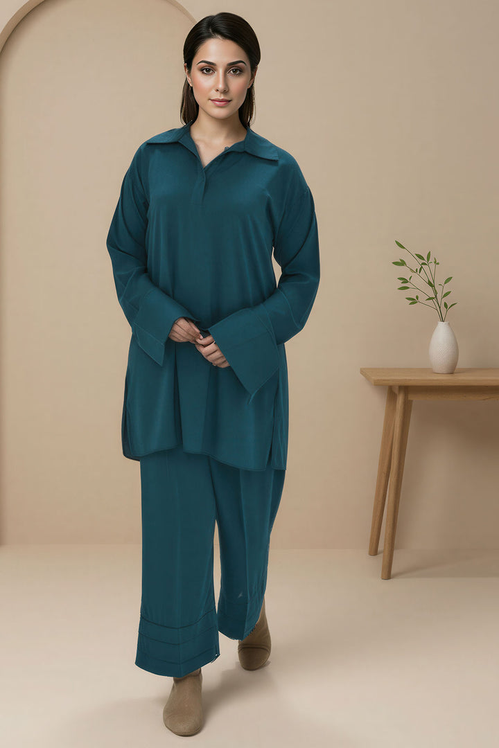 5801-LAYAAL DYED GEORGETTE STITCHED