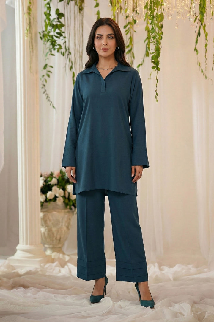 5801-LAYAAL DYED GEORGETTE STITCHED