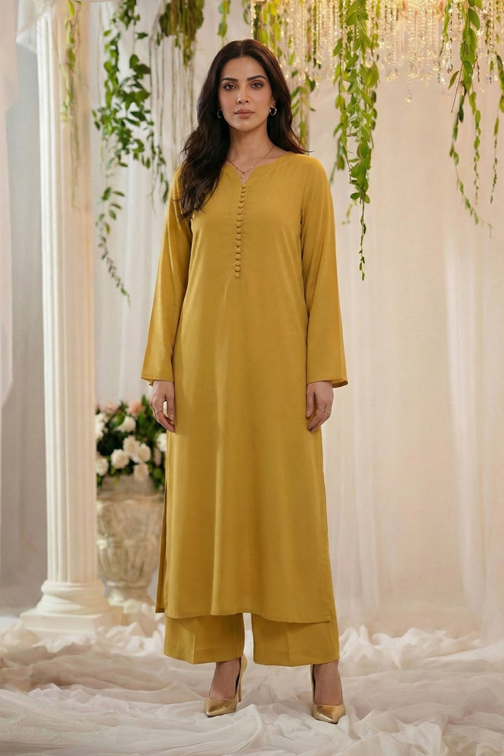 5802-AAHGA DYED GEORGETTE STITCHED