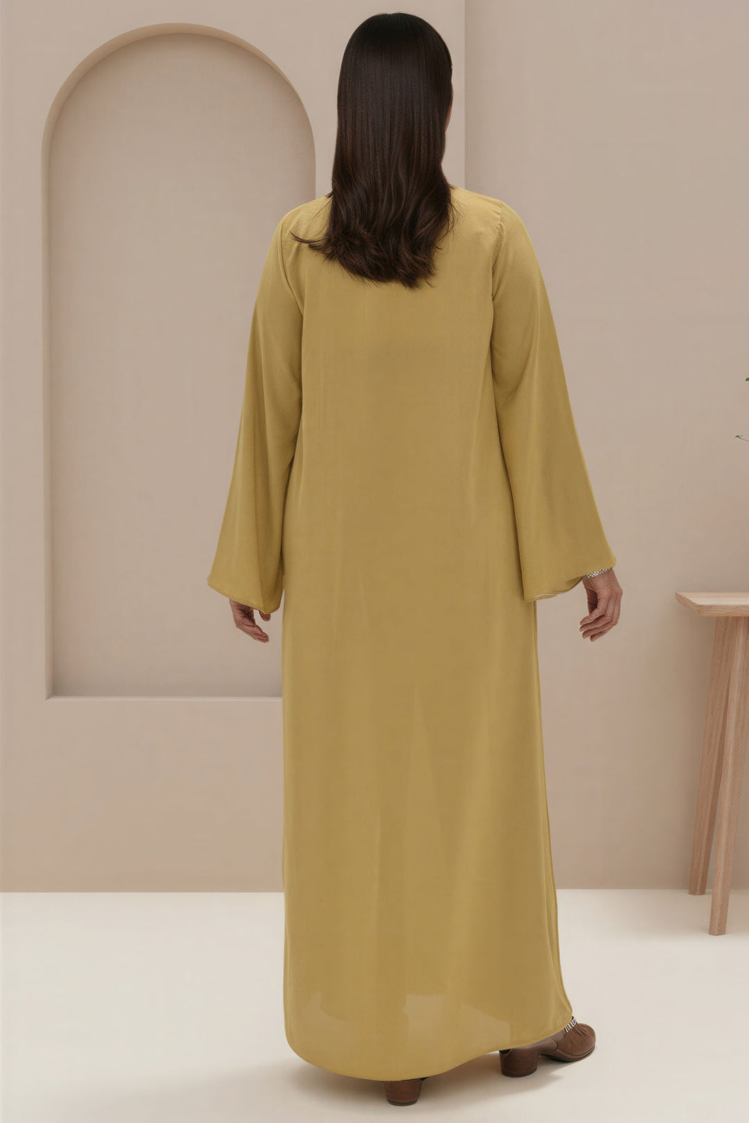 5802-AAHGA DYED GEORGETTE STITCHED