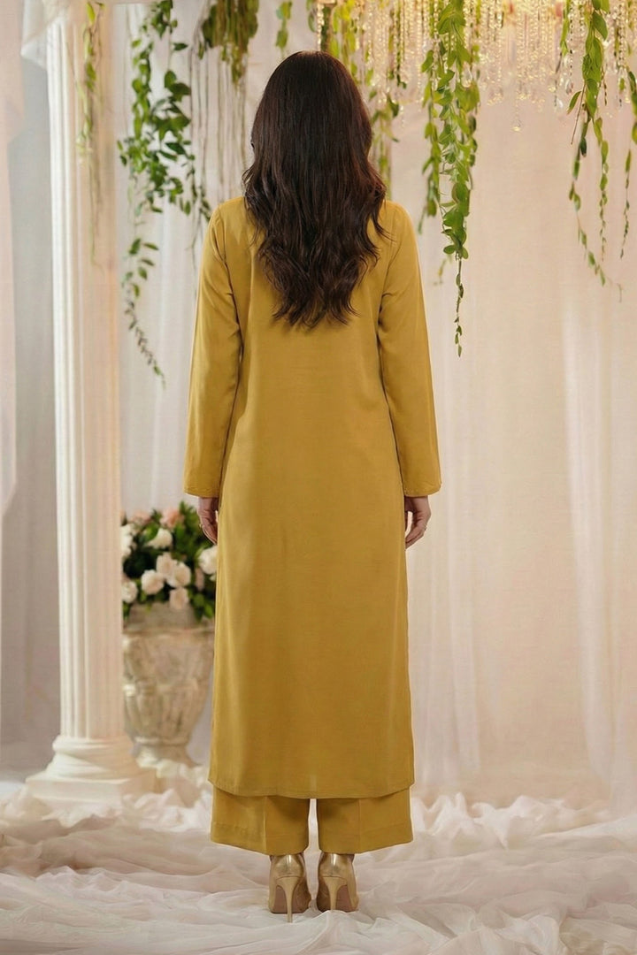 5802-AAHGA DYED GEORGETTE STITCHED