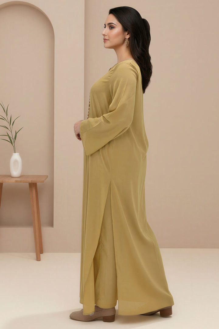 5802-AAHGA DYED GEORGETTE STITCHED