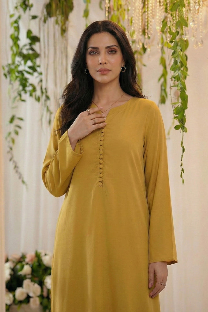 5802-AAHGA DYED GEORGETTE STITCHED