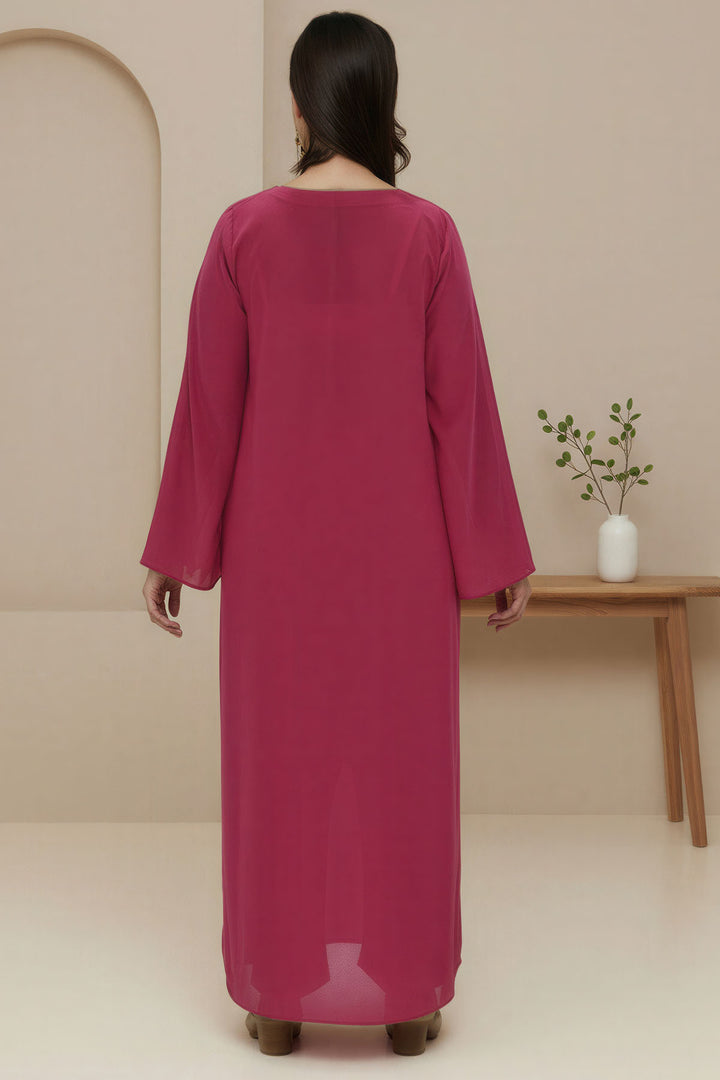 5803-EIHAM DYED GEORGETTE STITCHED