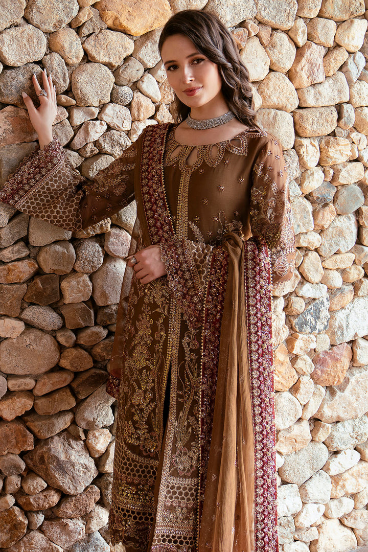 5804-FIROE EMBROIDERED CRINKLE CHIFFON UNSTITCHED
