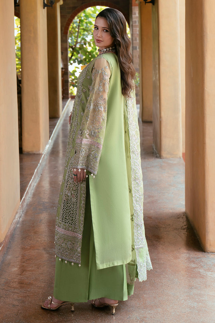 5805-PETALO EMBROIDERED ORGANZA UNSTITCHED