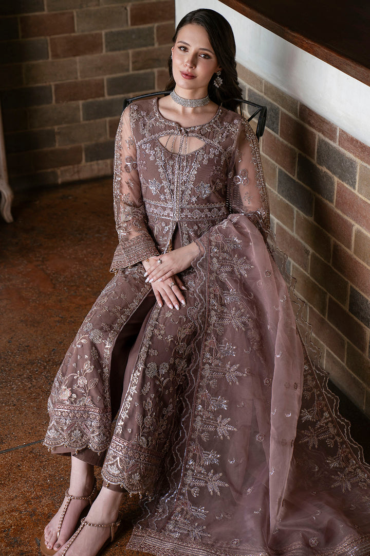 5809-MARGHERITA EMBROIDERED SILK NET UNSTITCHED