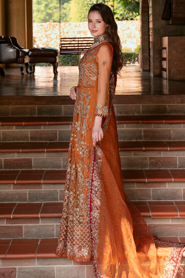 5811-GIRASOLE EMBROIDERED SILK NET UNSTITCHED