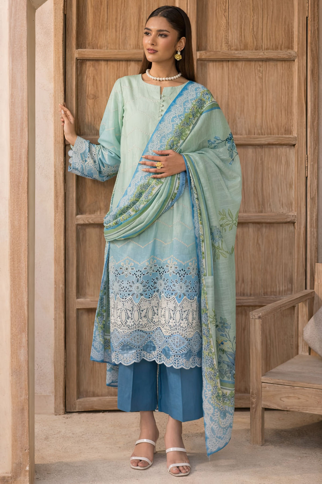 5814-ELSA EMBROIDERED LAWN UNSTITCHED
