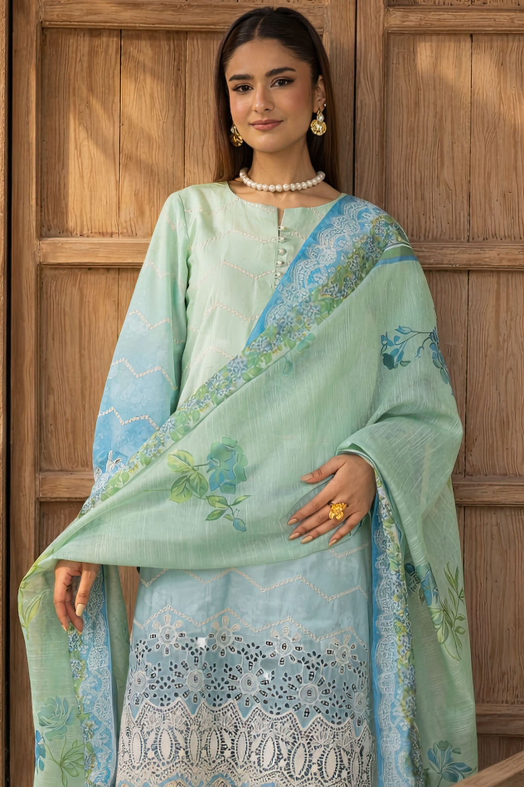 5814-ELSA EMBROIDERED LAWN UNSTITCHED