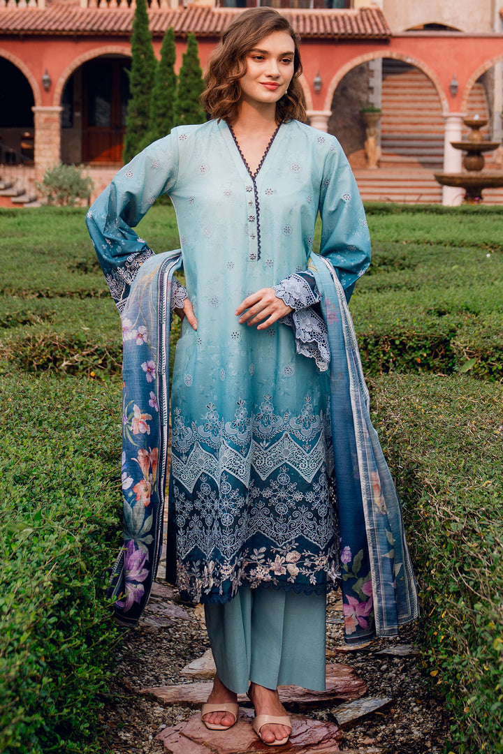 5815-SUNLIT EMBROIDERED LAWN STITCHED