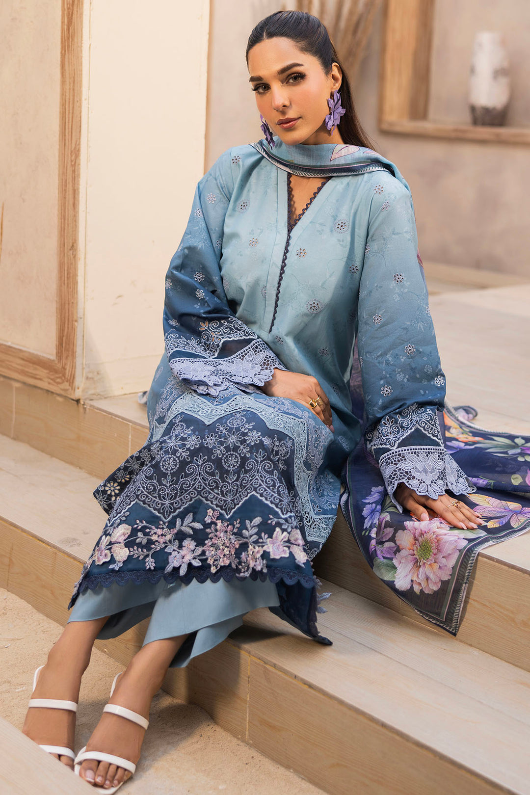 5815-SUNLIT EMBROIDERED LAWN UNSTITCHED