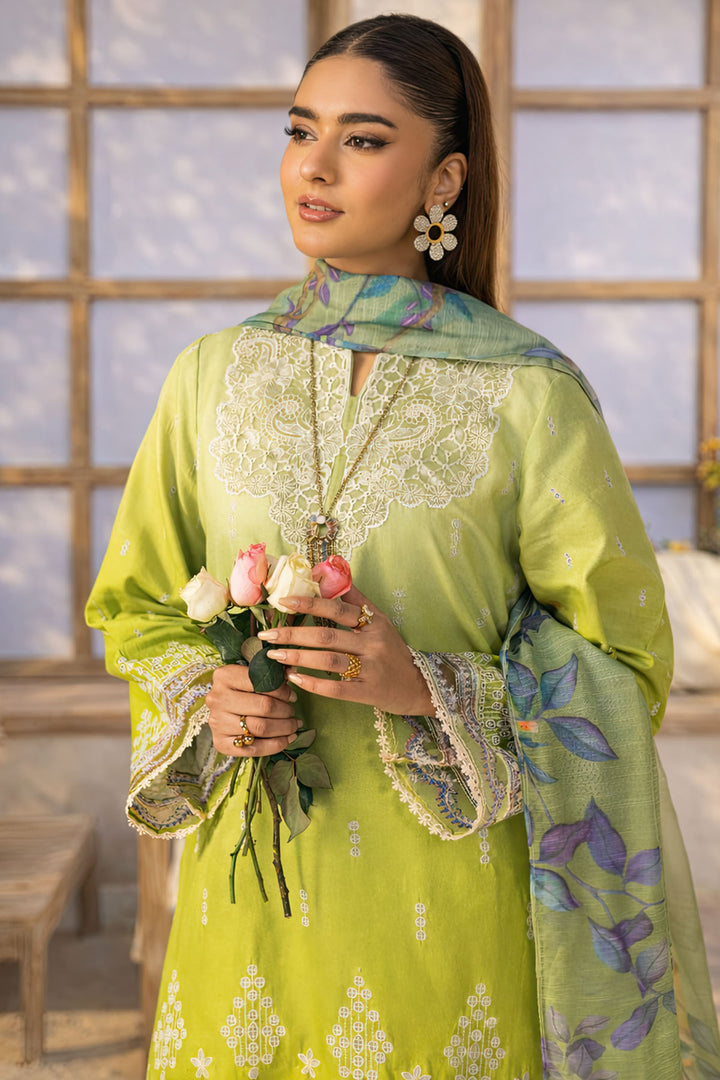 5816-DOVE EMBROIDERED LAWN UNSTITCHED