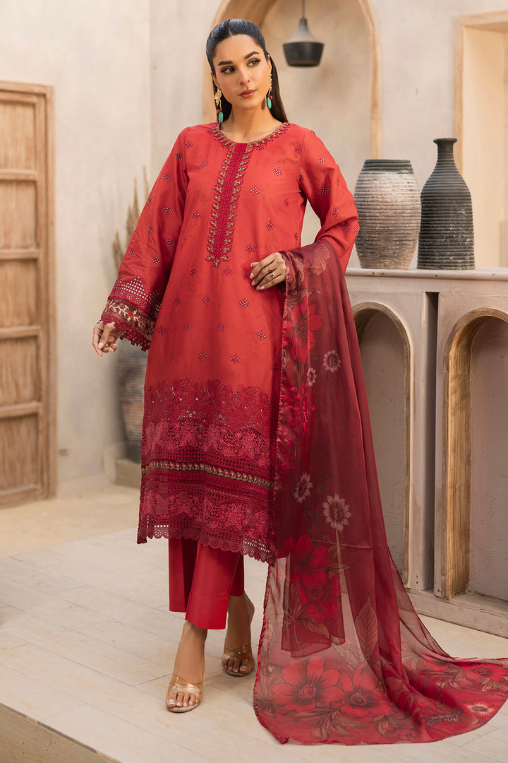 5821-SAMAA EMBROIDERED LAWN UNSTITCHED