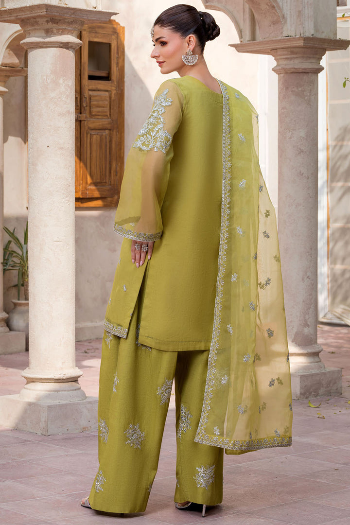 5826-LUCY EMBROIDERED ORGANZA STITCHED