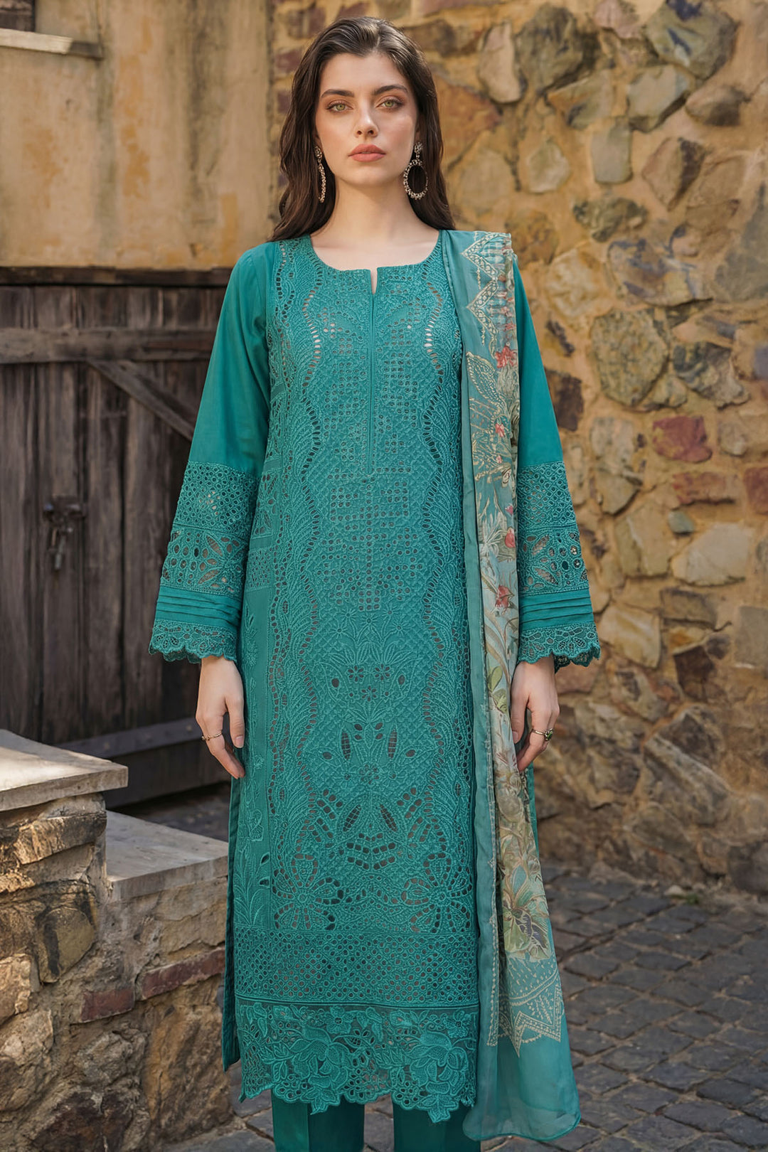 5835-CALLA EMBROIDERED LAWN UNSTITCHED