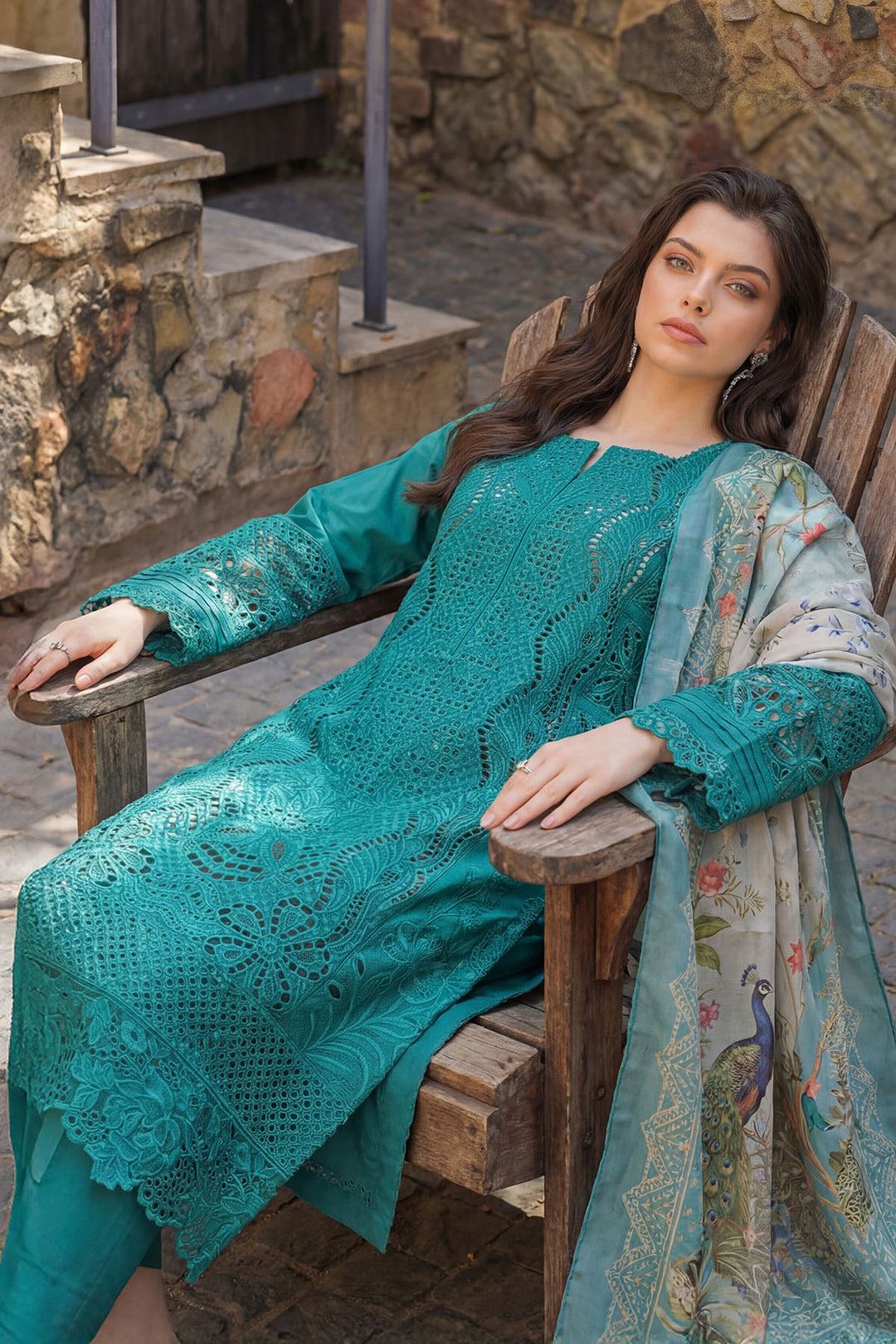 5835-CALLA EMBROIDERED LAWN UNSTITCHED