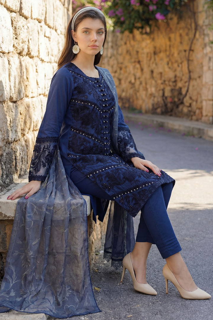 5838-ZAHARA EMBROIDERED LAWN UNSTITCHED