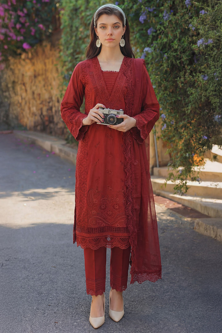 5839-IRIS EMBROIDERED LAWN UNSTITCHED